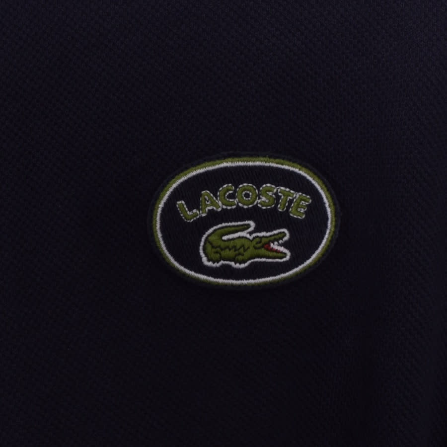 Alternative Image for ProductLacoste Logo Dressing Gown Bath Robe Navy3
